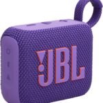 JBL Go 4 - Ultra-Portable, Waterproof and Dustproof Bluetooth Speaker, Big JBL Pro Sound with Punchy bass, 7-Hour Built-in Battery, Made in Part with Recycled Materials (Purple)
