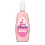 Johnson's Kids Shiny & Soft Hair Conditioning Spray with Argan Oil & Silk Proteins, Tear-Free Conditioning Spray for Shine & Softness, Gentle for Toddler Haircare, 10 fl. oz