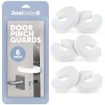 Jool Baby Door Pinch Guards (6 Pack) – Slam Preventer – Babyproof Doors to Avoid Pinched Fingers & Door Slamming, Keep Pets from Getting Locked in