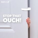 Jool Baby Door Pinch Guards (6 Pack) – Slam Preventer – Babyproof Doors to Avoid Pinched Fingers & Door Slamming, Keep Pets from Getting Locked in - Image 2