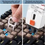 Keyboard Cleaning Kit Laptop Cleaner, All-in-1 Computer Screen Cleaning Brush Tool, Multi-Function PC Accessories Electronic Cleaner Kit Spray for iPhone iPad Macbook Earbud Camera Monitor with Patent - Image 2
