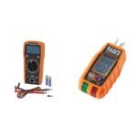 Klein Tools Digital Multimeter (MM325) and GFCI Outlet Tester (RT250)