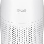 LEVOIT Air Purifiers for Bedroom Home Dorm, AHAM Verified, 3-in-1 Filter Cleaner With Aroma Pad, Filters Smoke, Allergens, Pet Dander, Odor, Dust, Office, Desktop, Core Mini-P, White