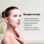 Lindo Silimask - Reusable Anti-Wrinkle Silicone Face Mask Holder for Sheet Masks, Moisturizing Facial Mask Cover, Prevent Evaporation, Beauty Face Tool, Travel Pouch Included, 2 Pack - Image 2