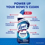 Lysol Toilet Bowl Cleaner, Max Strength Bathroom Cleaning Supplies, Toilet Bowl Cleaner Clinging Gel, Home Essential, Instant Stain Removal, Disinfecting and Deodorizing, Bleach Free, 24 oz (2 ct) - Image 2