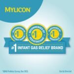 MYLICON Infants Gas Relief Drops for Infants and Babies, Dye Free Formula, 1 Fluid Ounce - Image 2