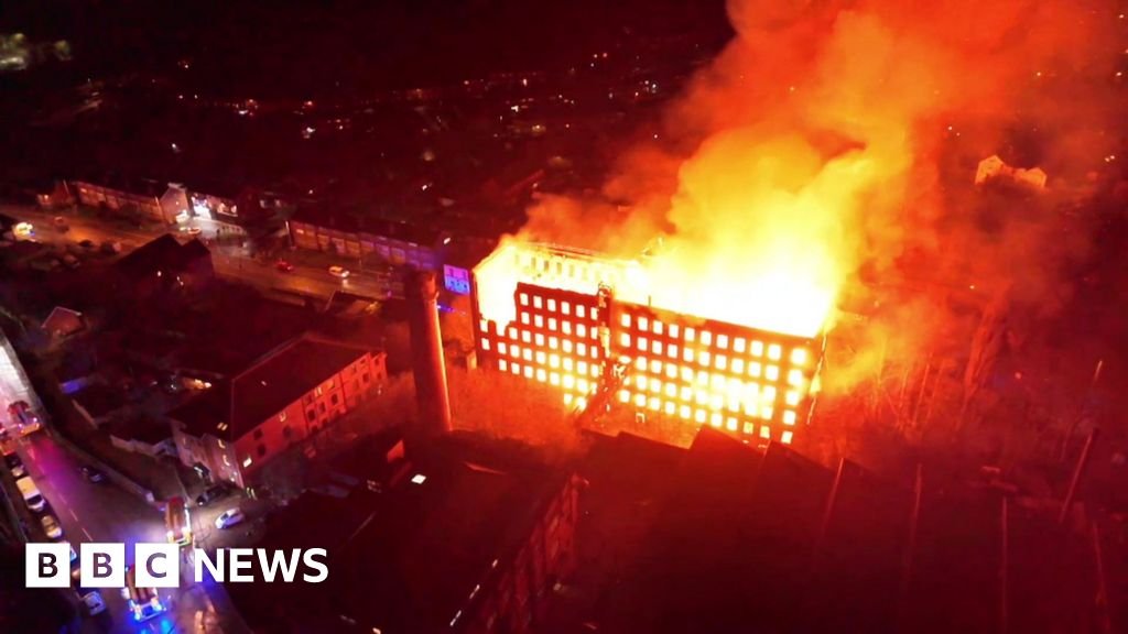 Man, 18, bailed as mill fire enquiries continue