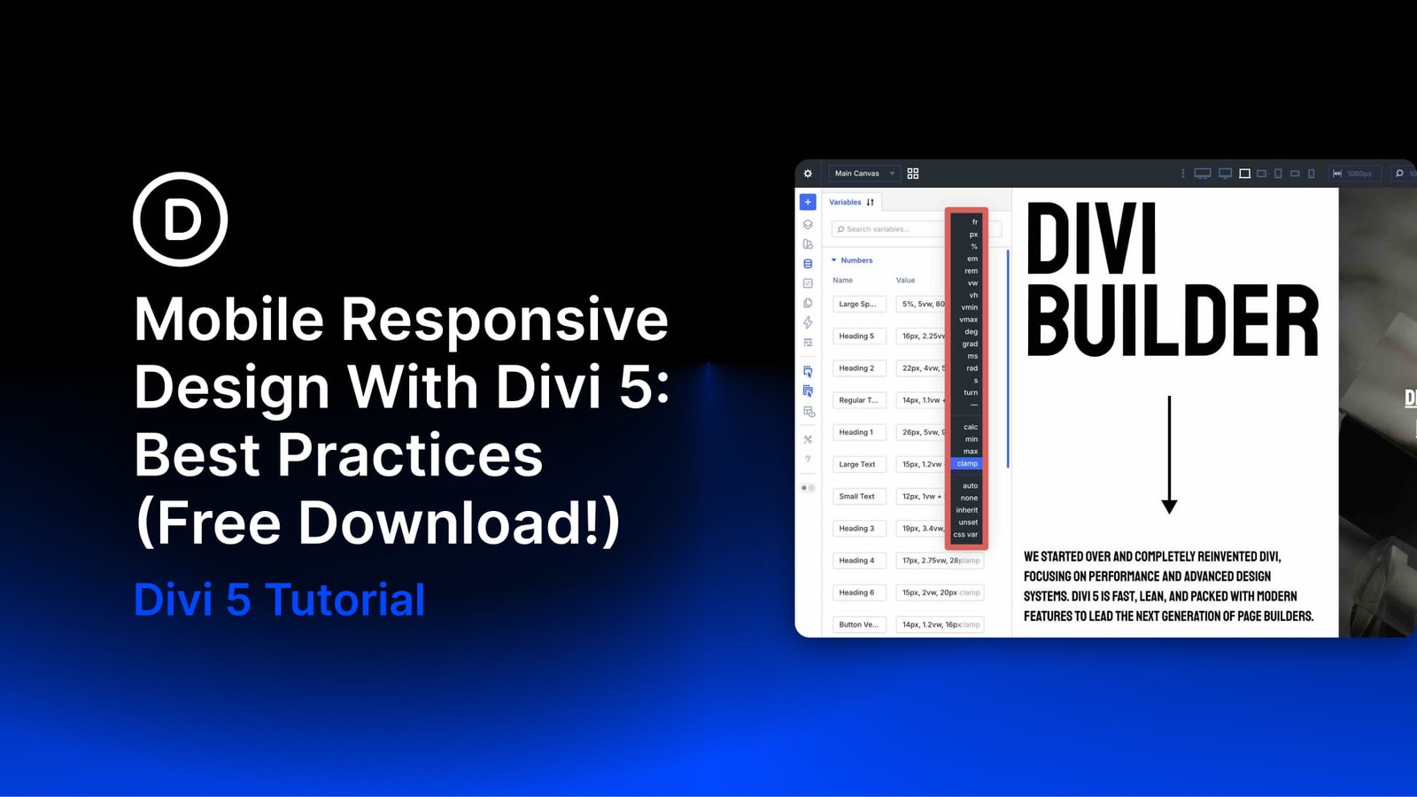 Mobile Responsive Design With Divi 5: Best Practices (Free Download!)