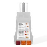 Outlet Tester, Circuit Breaker Finder for Grounding Products, Electric Outlet Tester Plug in Circuit Tester for Standard North American AC, Gray