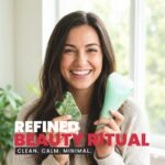 ROSELYNBOUTIQUE Ice Roller for Face & Gua Sha Facial Tools - Wrinkles Fine Lines Puffiness Massager Facial Skin Care Tools Self Care Gifts for Men Women (Green) - Image 2