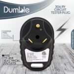 RV Outlet Tester Plug - 30 Amp Receptacle Tester RV Circuit Analyzer with 3 LED Lights to Test Correct Wiring - Image 2