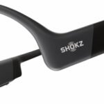 SHOKZ OpenRun Bone Conduction Headphones,Open-Ear Bluetooth Wireless Sport Headphones for Running & Workout,Sweat Resistant, Long 8H Playtime,Mic,Hair Band-Standard-Black