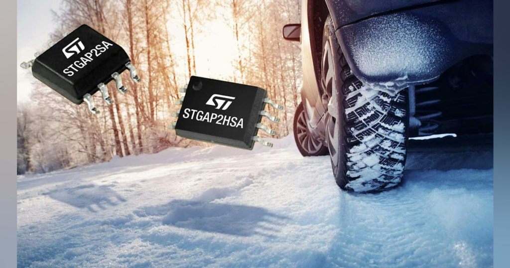 STMicro High-Side Driver Protects Against Severe Voltage Transients in Auto Apps