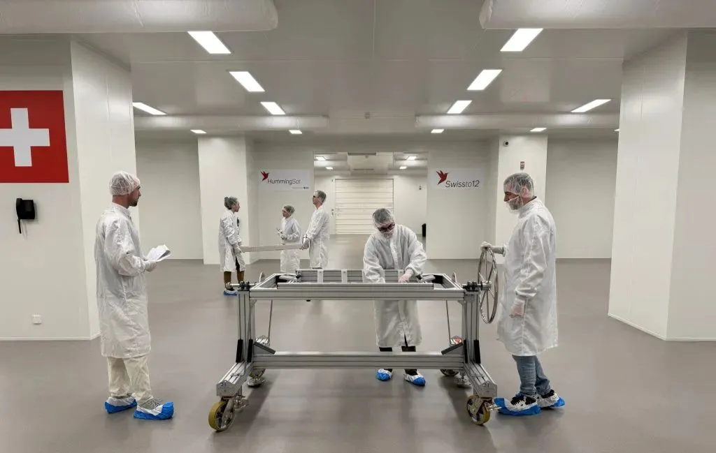 SWISSto12 opens assembly facility for GEO satellites in Switzerland