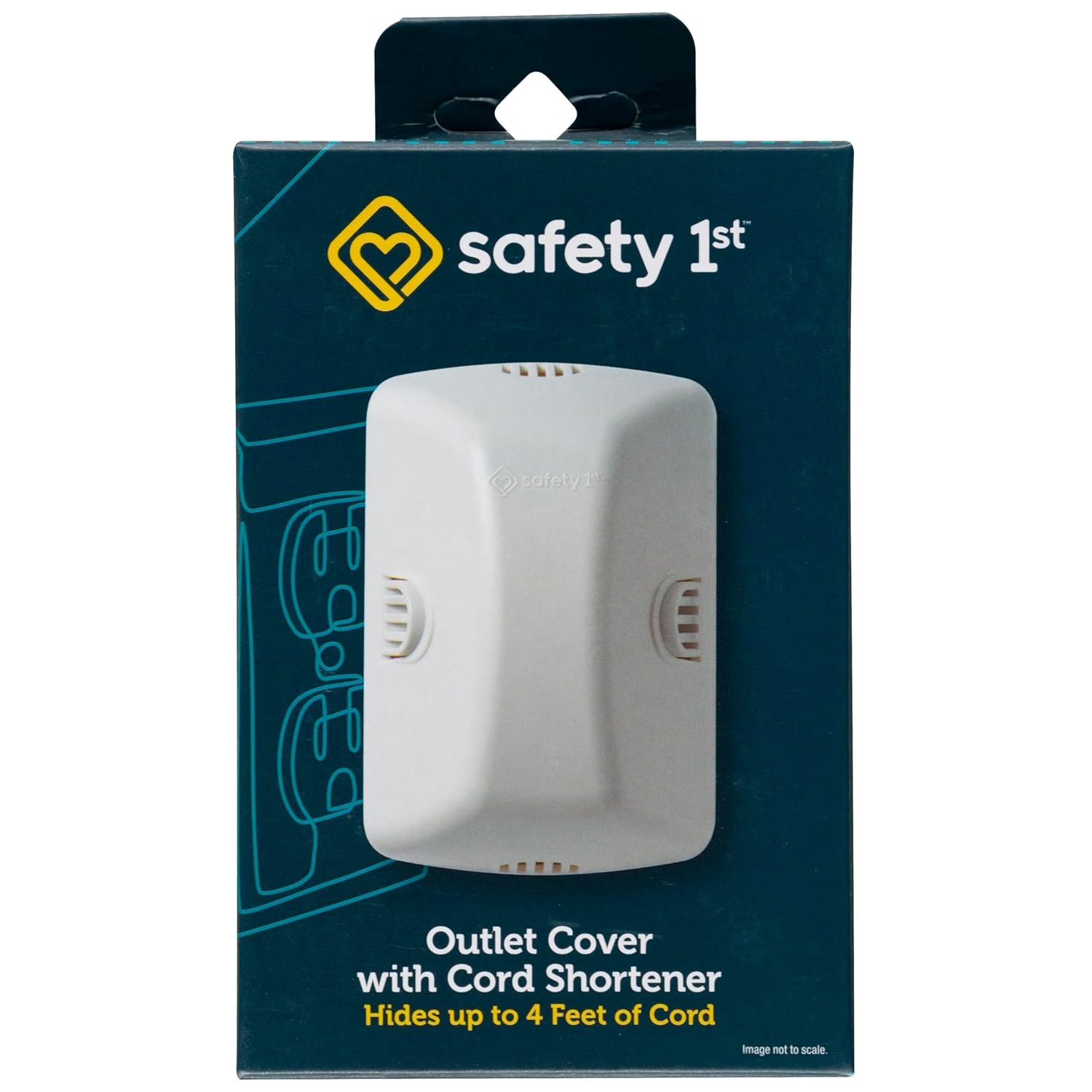Safety 1st Outlet Cover with Cord Shortener for Baby Proofing Safety 1st Outlet Cover with Cord Shortener for Baby Proofing - Image 1