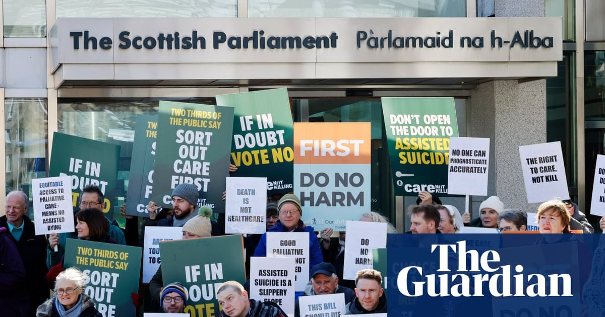 Scottish parliament votes against legalising assisted dying | Assisted dying