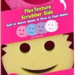 Scrub Daddy Scrub Mommy Sponges - Dish Scrubber + Non-Scratch Cleaning Sponges Kitchen, Bathroom + Multi-Surface Safe - Dual-Sided Dish Sponges for Scrubbing - Online Exclusive (3 Count)