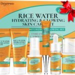 Skin Care Set,6Pcs Women Teen Glass Skincare w/Korean Rice Extract,Hydrate Glow Repair Anti-Aging Facial Routine Kit Self Care Gifts for Women Mom Wife Teenage Girl Her Valentines Day Christmas Gifts