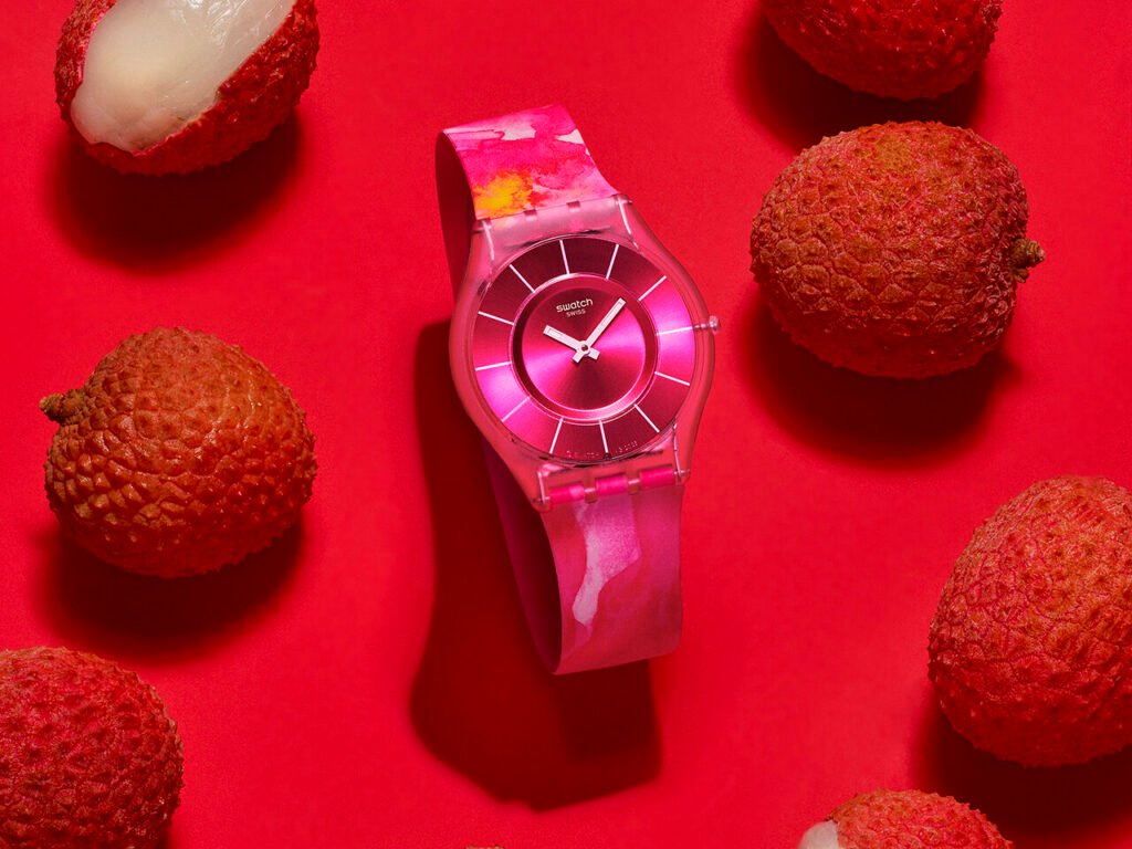 The Iconic Swatch SKIN Line Takes on Tropical Tones