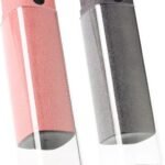 Touchscreen Screen Cleaner Kit 2 Pcs, Phone, Tablet and Car Screen Cleaner, Two in One Spray and Microfiber Cloth(Grey&Pink)