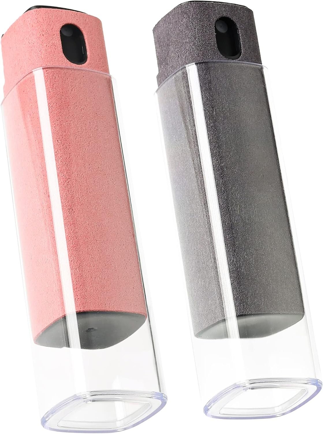 Touchscreen Screen Cleaner Kit 2 Pcs, Phone, Tablet and Car Touchscreen Screen Cleaner Kit 2 Pcs, Phone, Tablet and Car Screen Cleaner, Two in One Spray and Microfiber Cloth(Grey&Pink) - Image 1