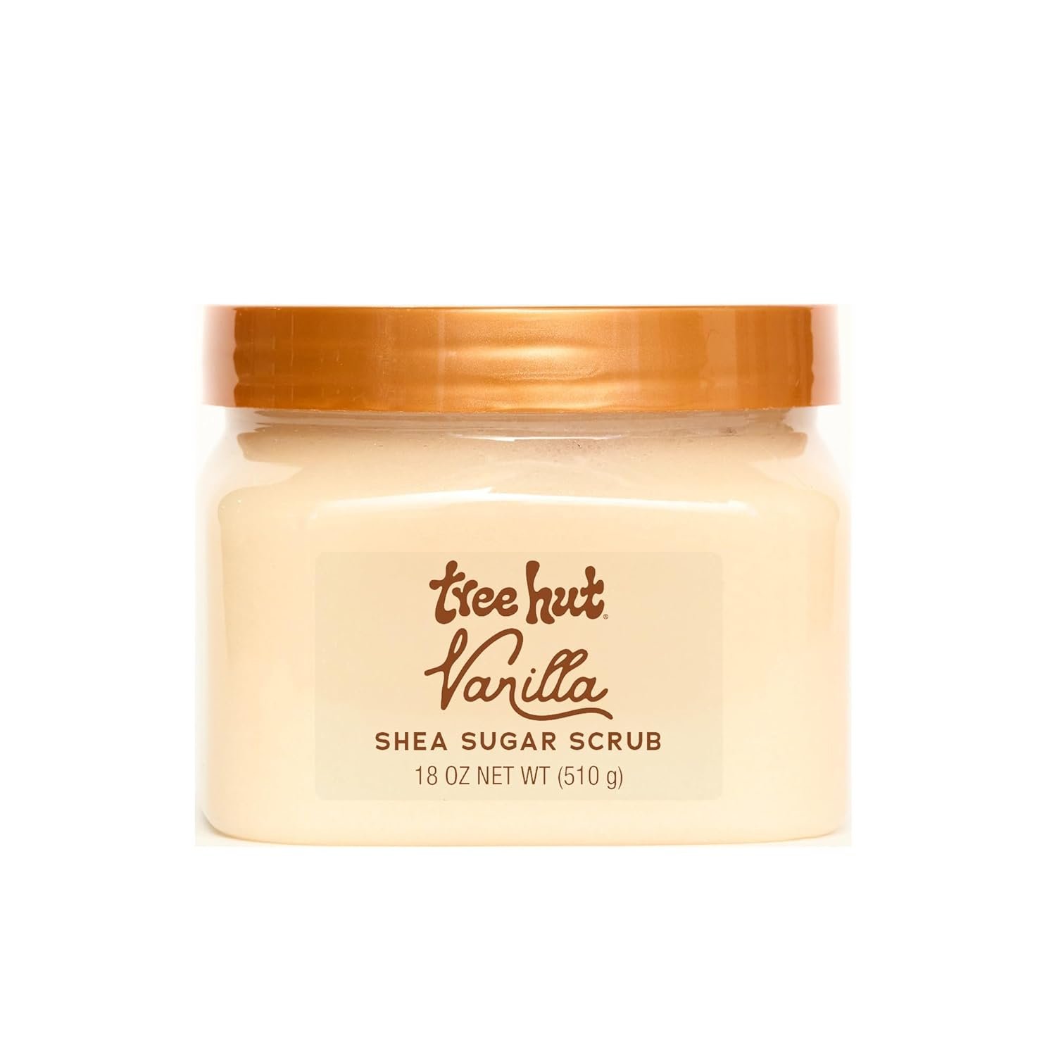 Tree Hut Vanilla Shea Sugar Exfoliating & Hydrating Body Scrub, Tree Hut Vanilla Shea Sugar Exfoliating & Hydrating Body Scrub, 18 oz - Image 1