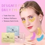 Under Eye Patches Gold and Hyaluronic Acid for puffy eyes,Rose Eye Masks for Dark Circles and Puffiness skin care Smooth Wrinkles products 30 Pairs - Image 2