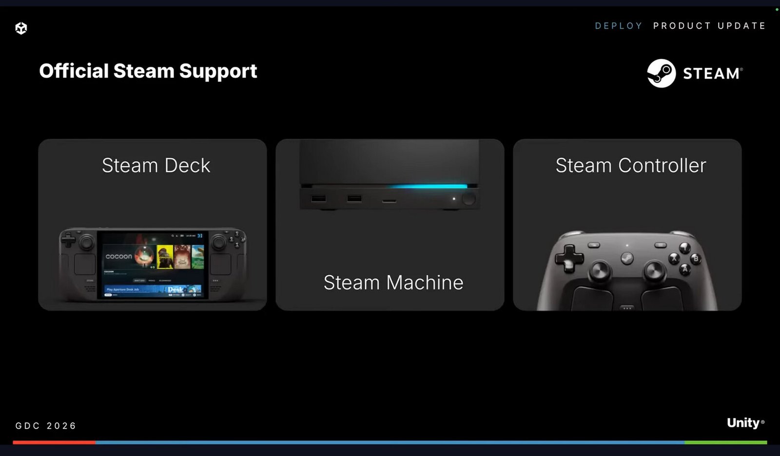Unity Officially Gets Steam, SteamOS, and Linux Support