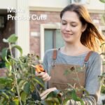 VIVOSUN 6.5 Inch Gardening Scissors Hand Pruner Pruning Shear with Straight Stainless Steel Blades Orange 1-Pack - Image 2