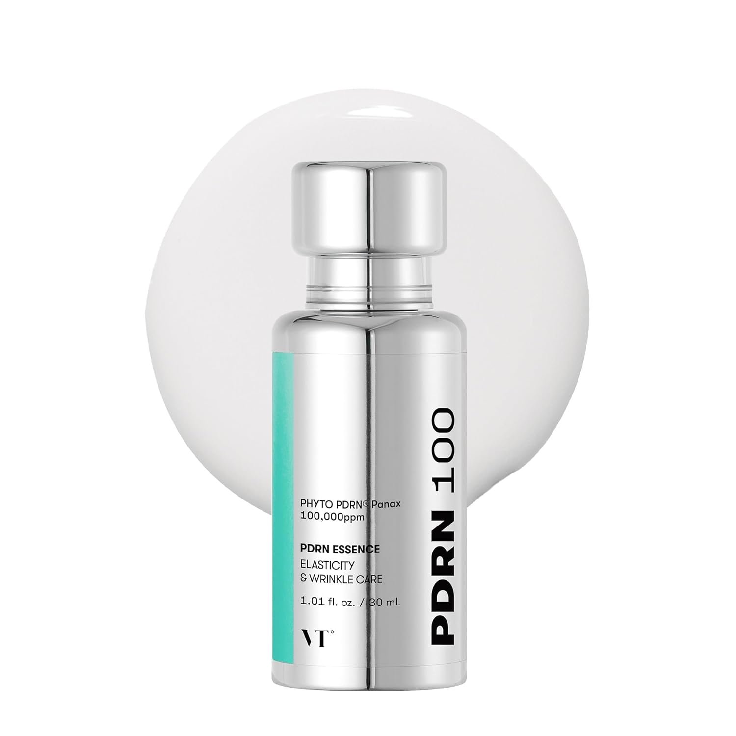 VT COSMETICS PDRN 100 Essence, Intensive Glow Serum, 100,000ppm Vegan VT COSMETICS PDRN 100 Essence, Intensive Glow Serum, 100,000ppm Vegan PDRN, Skin Restoration & Plumping, Hydrating & Moisturizing, Firming, Fine Lines, Korean Skincare 1.01 fl. Oz. - Image 1