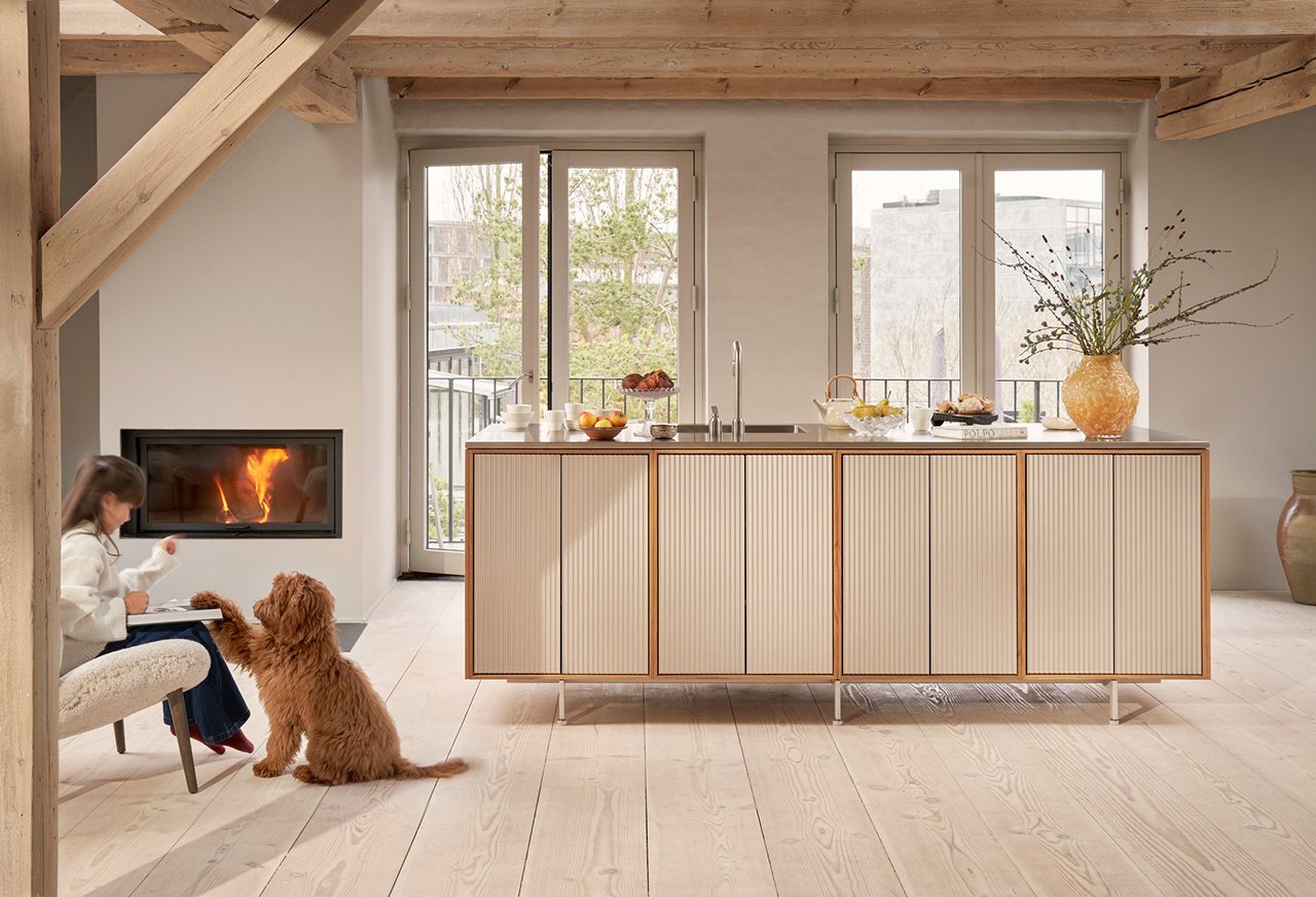 Vipp Marries Wood and Metal with the new V2 Kitchen
