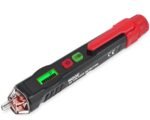 WGGE AC Voltage Tester/Non-Contact Voltage Tester with Dual Range AC 12V-1000V/48V-1000V, Electrical Pen with LCD Display and Flashlight Buzzer Alarm, Detect Wire Breakpoint, Live/Null Wire Tester.