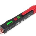 WGGE AC Voltage Tester/Non-Contact Voltage Tester with Dual Range AC 12V-1000V/48V-1000V, Electrical Pen with LCD Display and Flashlight Buzzer Alarm, Detect Wire Breakpoint, Live/Null Wire Tester.