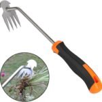 Weed Remover Tool,Portable Garden Weeder Tool,New Gardening Weeding Tools,for Garden Hand Tools for Vegetable Gardening Backyard Farm Planting & Uprooting Weeding Tool (Rubber Handle)