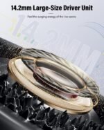 Wireless Earbuds, Bluetooth 5.4 Headphones Bass Stereo, Ear Buds with Noise Cancelling Mic, LED Display in Ear Earphones Clear Calls, IP7 Waterproof Bluetooth Earbuds for Phones/Sports/Laptop, Black - Image 2