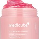 medicube Collagen Jelly Cream- Niacinamide & Freeze-Dried Hydrolyzed Collagen - Boosts skin's barrier hydration and gives 24h Glow & Lifted Look - Korean skincare (1.69 Fl Oz (Pack of 1))
