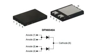200V FRED Pt rectifiers feature low profile DFN6546A package