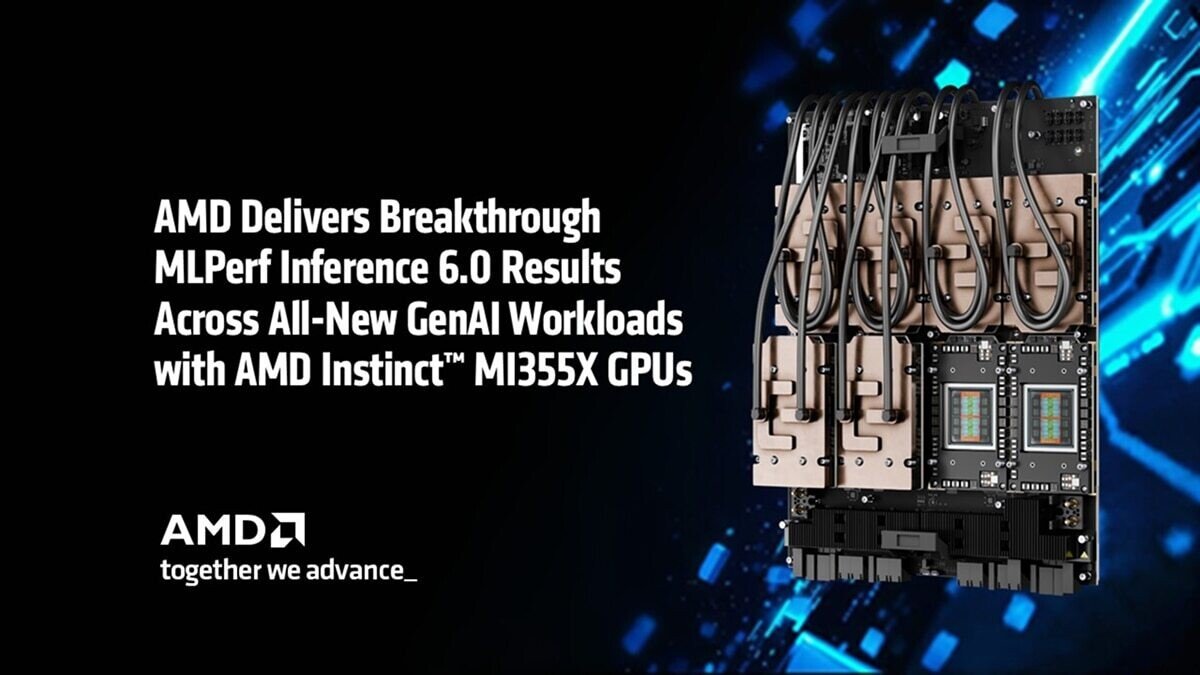 AMD Instinct MI355X GPUs Surpass 1M Tokens/Sec in MLPerf 6.0