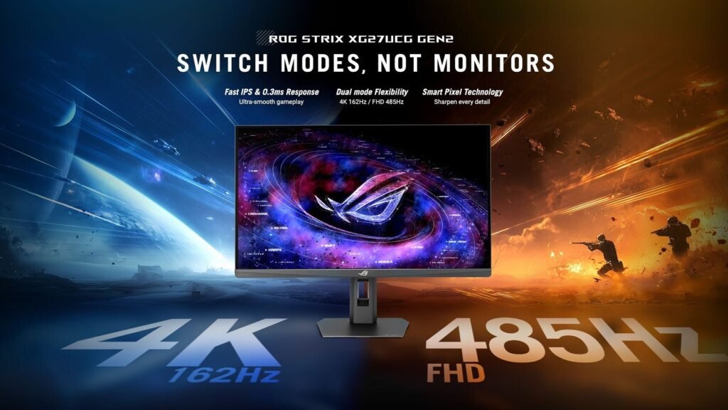 ASUS Announces Availability of ROG Strix and TUF Gaming Dual Mode Monitors