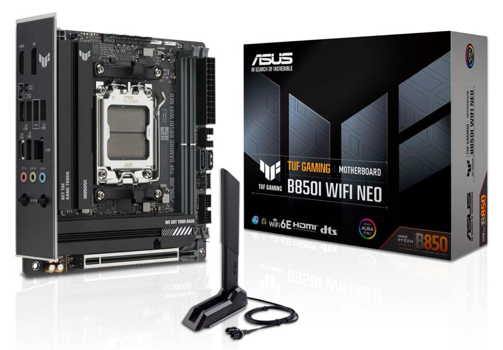 ASUS Introduces TUF Gaming B850I WiFi Neo Mini-ITX AM5 Motherboard