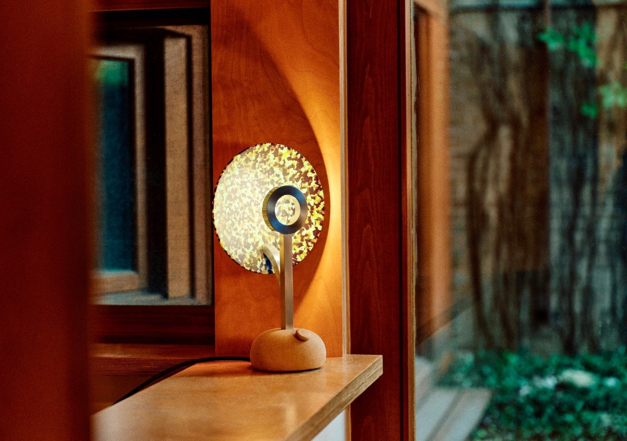 An Ethereal Table Lamp Debuts in Heavenly Hues