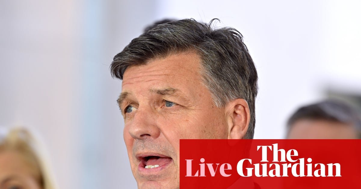 Australia news live: Angus Taylor says booing on Anzac Day ‘shouldn’t happen’ but welcome to country ‘overused’; Victoria announces 20% car rego rebate | Australia news