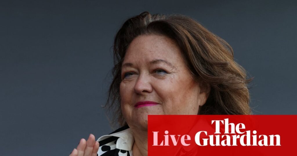Australia news live: Gina Rinehart and rival heirs await court verdict on mining riches; petrol prices fall every day for two weeks in biggest cities | Australia news