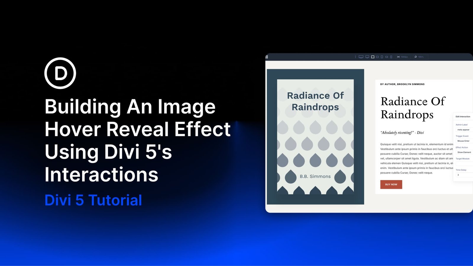 Building An Image Hover Reveal Effect Using Divi 5’s Interactions