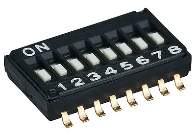 Schurter DTCD and DTCJ 1.27mm pitch DIP switches