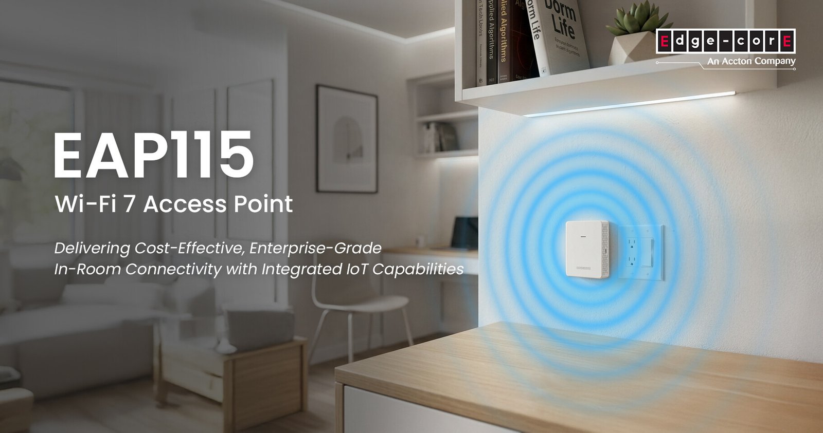 Edgecore Wi-Fi Unveils EAP115 Wi-Fi 7 Dual-Band Access Point