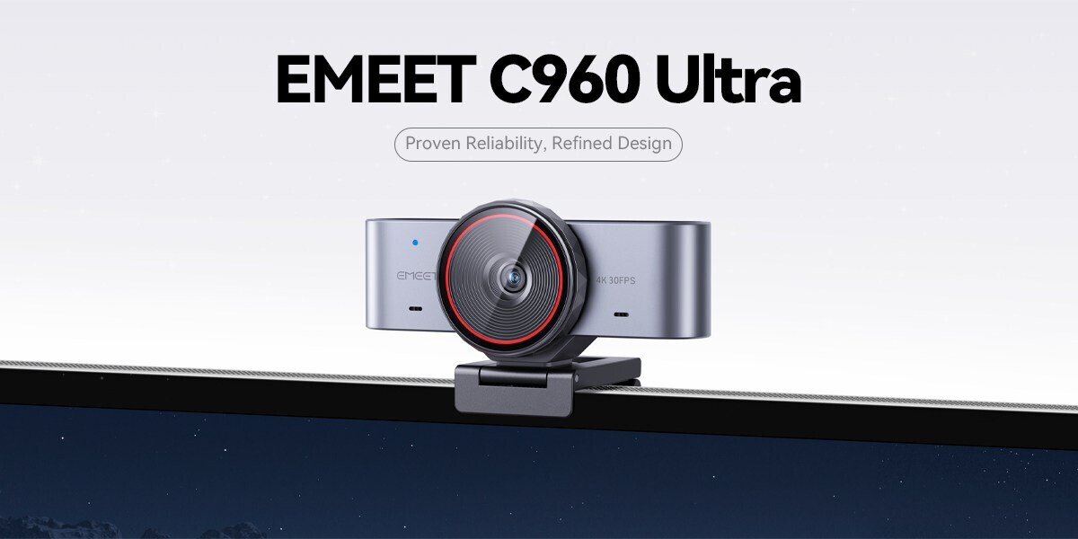 Emeet Launches the C960 Ultra: A 4K Webcam Built on the Million-Selling Series