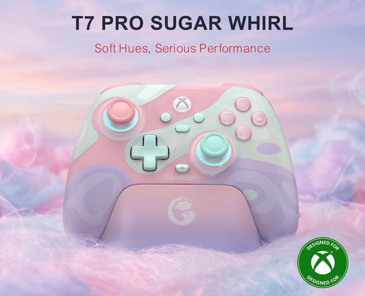 GameSir Announces T7 Pro Sugar Whirl Xbox Controller