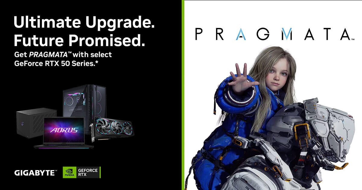 Gigabyte Collaborates with NVIDIA on GeForce RTX 50 Series and Pragmata Bundle