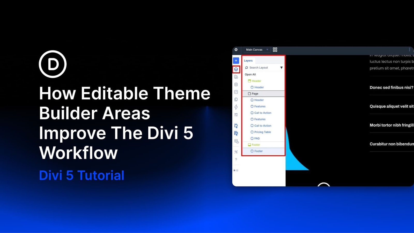 How Editable Theme Builder Areas Improve The Divi 5 Workflow